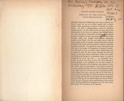 One Day in the Life of Ivan Denisovich by Alexander Solzhenitsyn