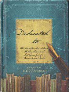 Dedicated To... By W.B. Gooderham