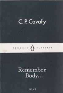 Remember, Body... by C.P. Cavafy 2