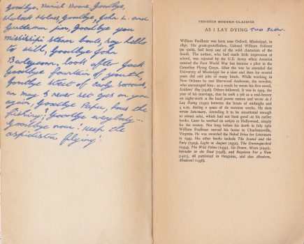 As I Lay Dying by William Faulkner 1