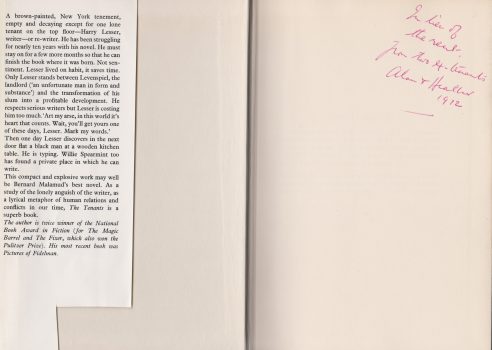 The Tenants by Bernard Malamud 1
