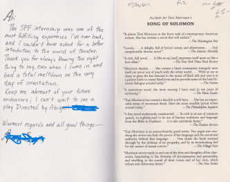 Song of Solomon by Toni Morrison 1