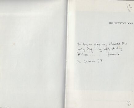 The Poetry of Dogs edited by Samuel Carr 1